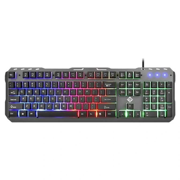 Brand: Keyboard TP-200 Gaming Color: Multi Colors (Black with rainbow backlighting)