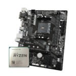 MotherBoard Gigabyte GA-A320M-S2H + Processor AMD R5 1600 - Used