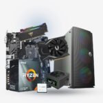 REDRAGON Case RGB+600W - Ryzen 5 3600+GIGABYTE A520M+RAM 32GB+SSD 240GB+GTX 1650 4G
