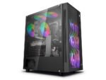 Deepcool MATREXX 55 MESH ADD-RGB 3F E-ATX Mid Tower Case + PSU 500W used